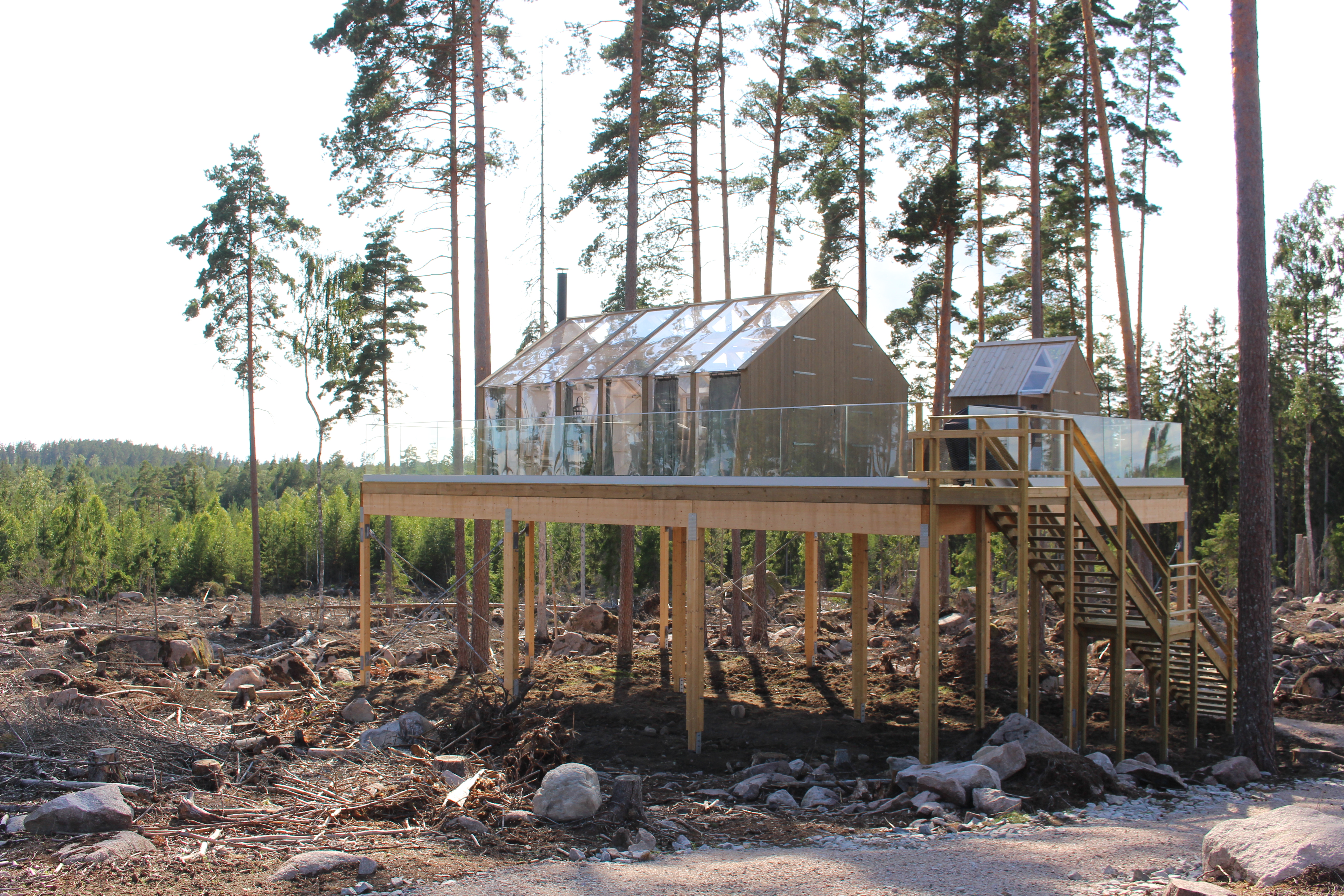 Det stora trädhuset i Kosta Safaripark