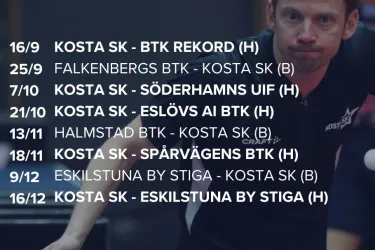 Kosta  Tischtennis-Spiele