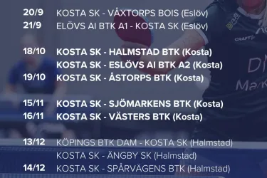 Kosta  Tischtennis-Spiele