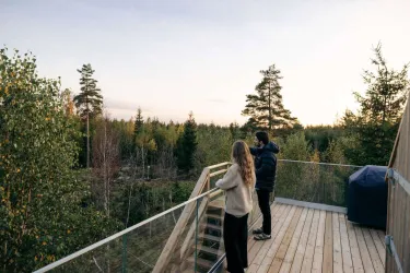 Trädhus av glas i Safariparken 15kvm