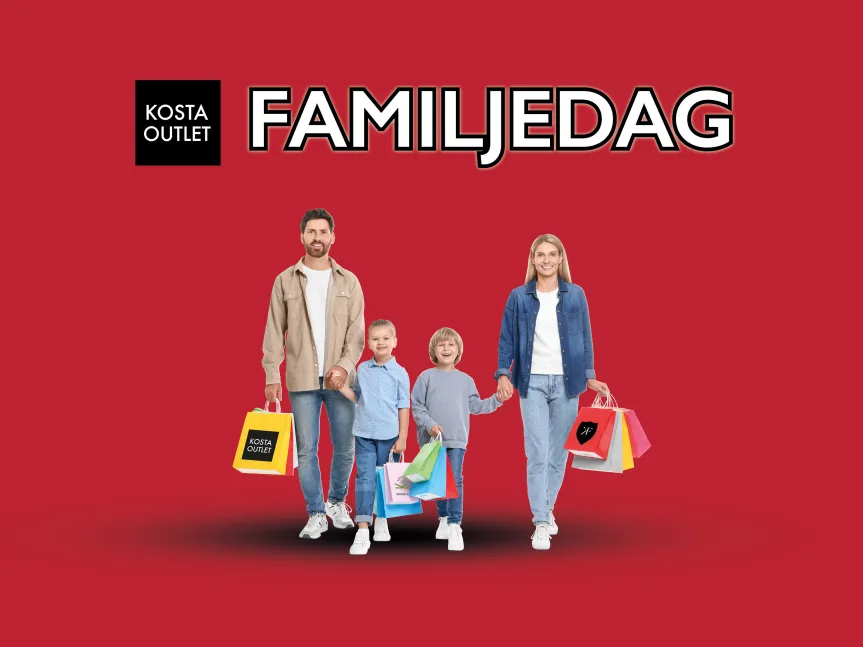 Familjedag på Kosta Outlet