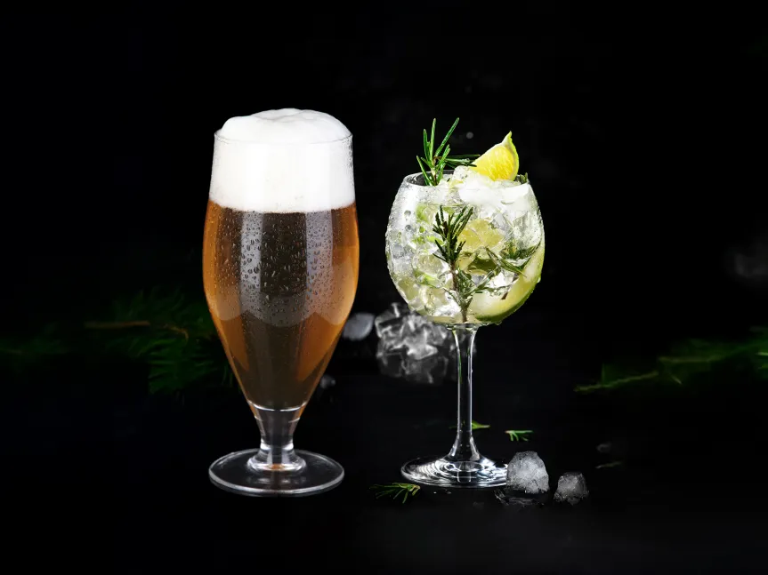 Öl och gin från Kosta