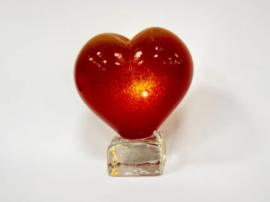 Blås ett glashjärta