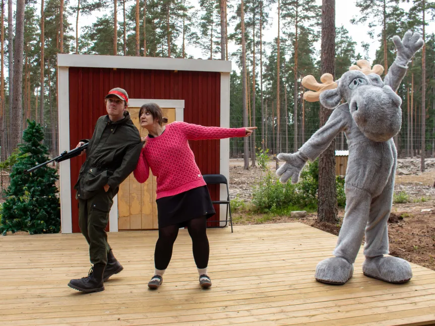 Hälgeteater vid safariparken