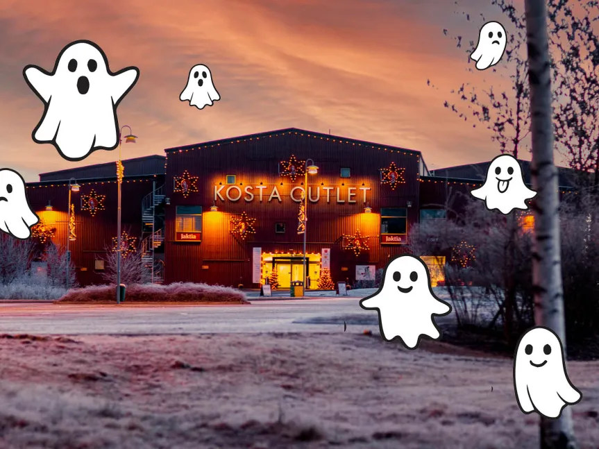 Spökjakt på Kosta Outlet