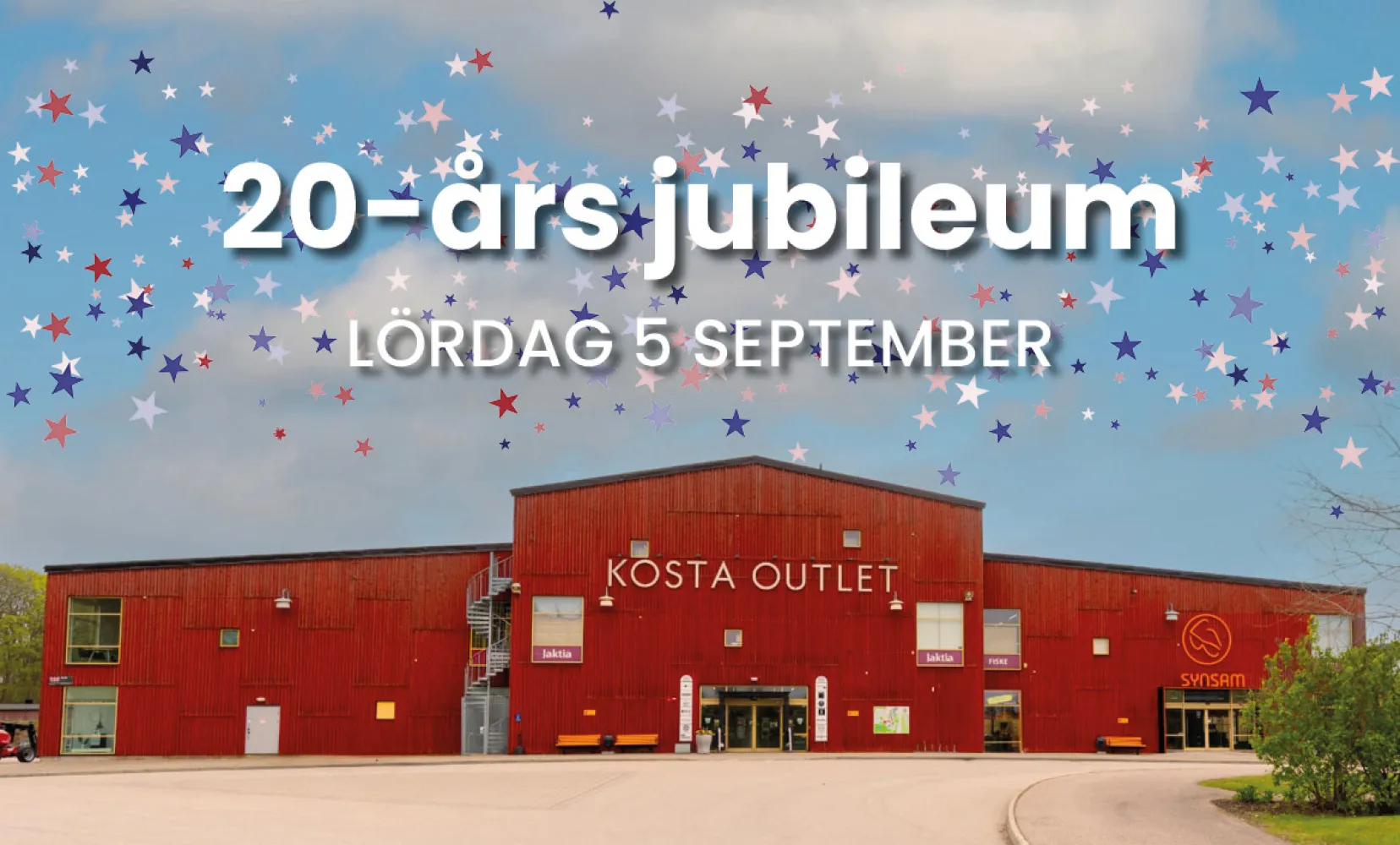 Kosta Outlet 20 års jubileum