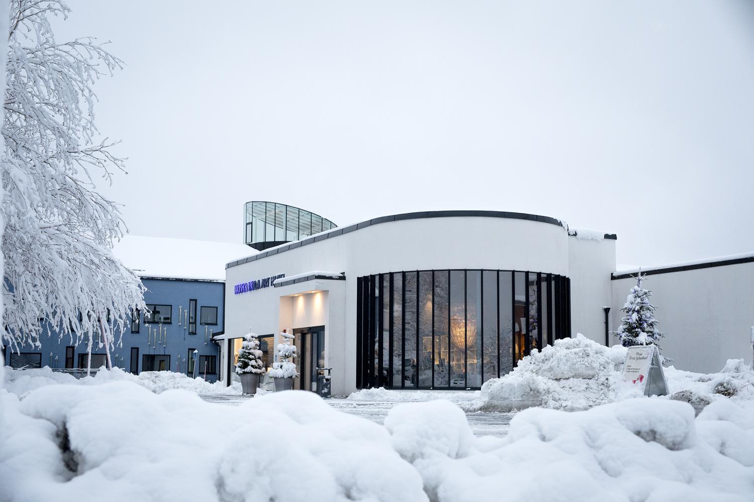 Kosta Boda Art Hotel i vinterskrud