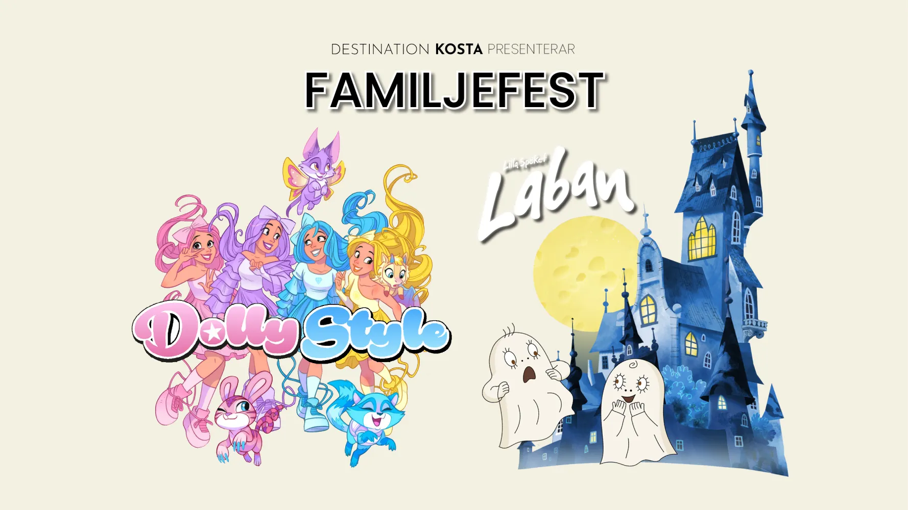 Familjefest med DollyStyle & spöket Laban