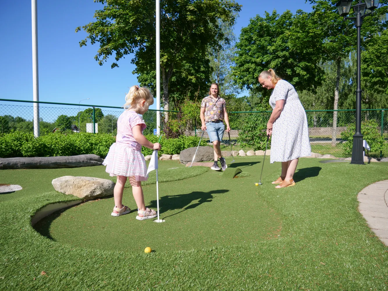 Golfare på Kosta Lodge
