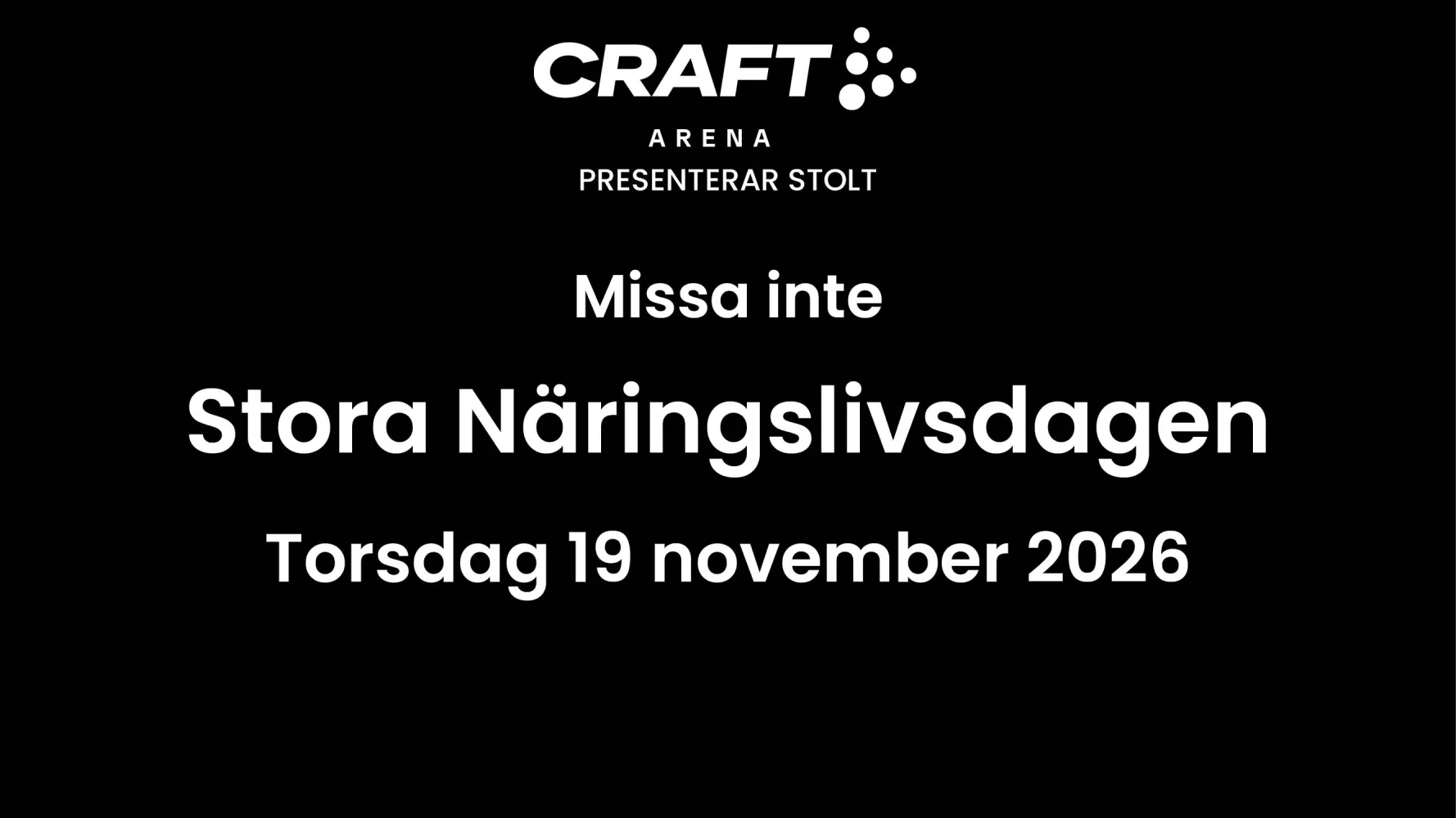 Stora Näringslivsdagen 2026