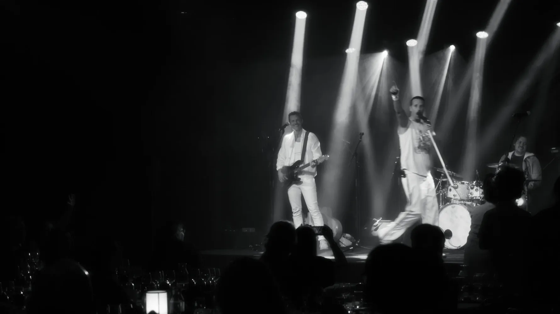 Livebilder från Queen-konsert